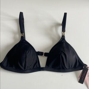 Victoria's Secret Black Bikini Triangle Top